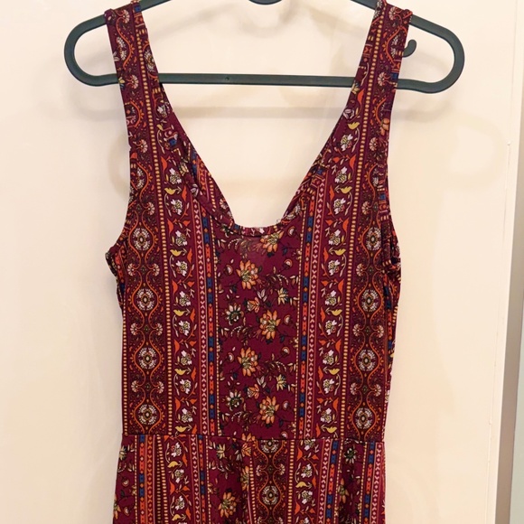 Ambiance Boho Floral Print Sleeveless Jumpsuit in Small - Picture 1 of 5
